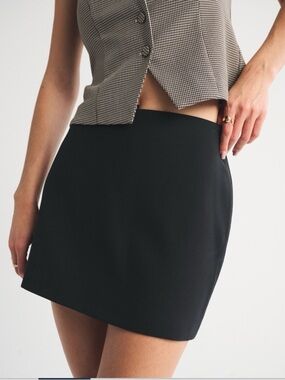 Abercrombie Scarlett mini Skort Black